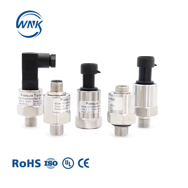 Aanpasbare OEM-druksensor voor gas- of vloeibare medium 4,75-5,2VDC-invoer