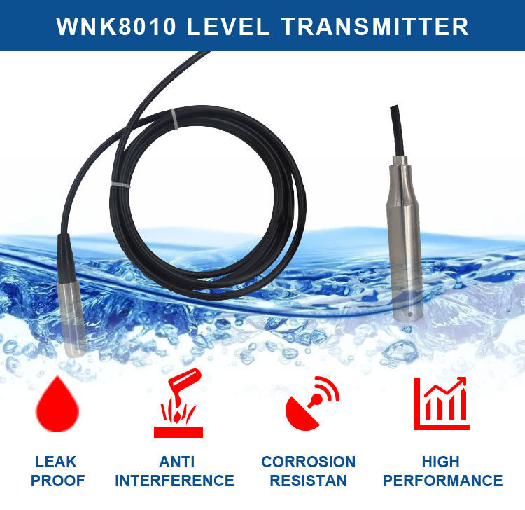 Sensor de Met duikvermogen van het de Outputniveau van RS485 4-20mA 0-10V voor Vloeibaar Water